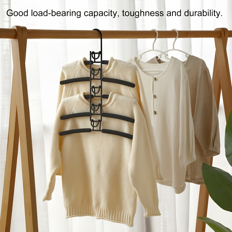 5-Pack Multi-Layer Metal Clothes Hangers