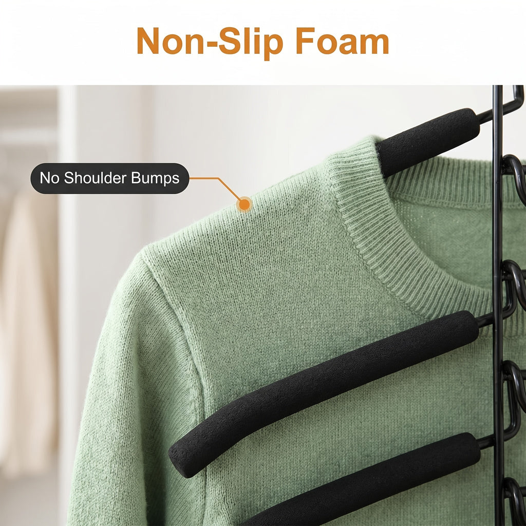 5-Pack Multi-Layer Metal Clothes Hangers