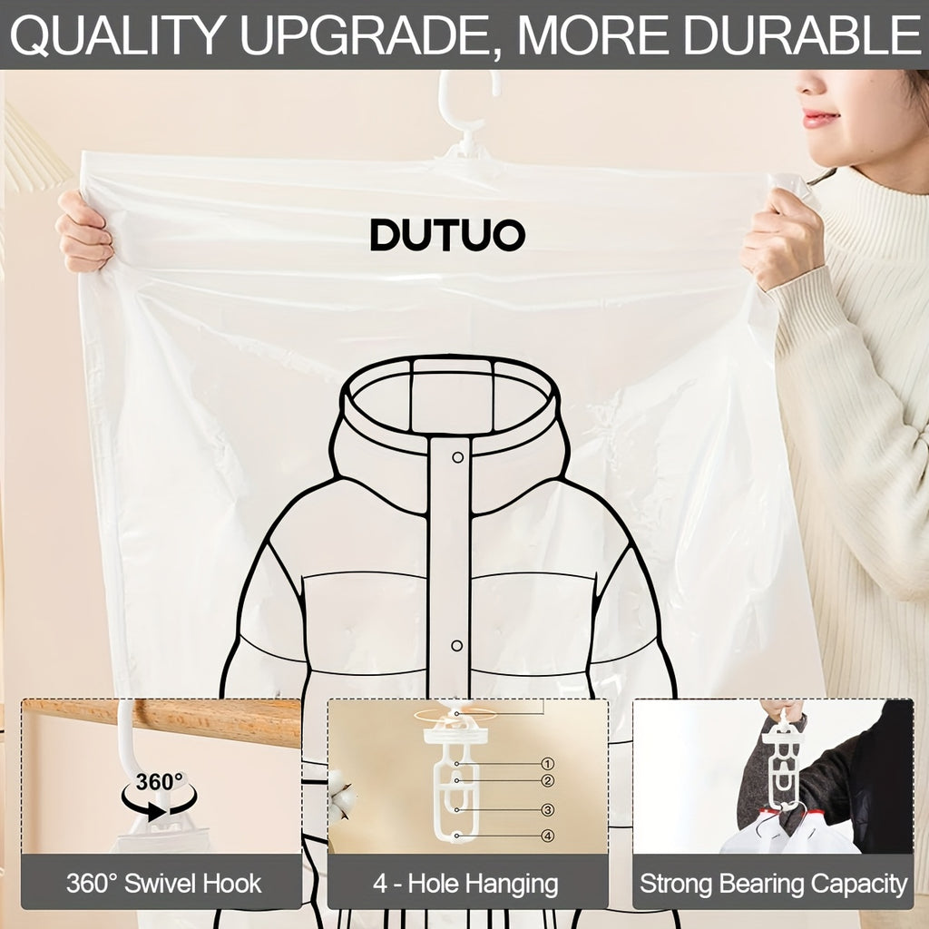 8Pcs Vacuum Storage Bags for Clothes & Suits