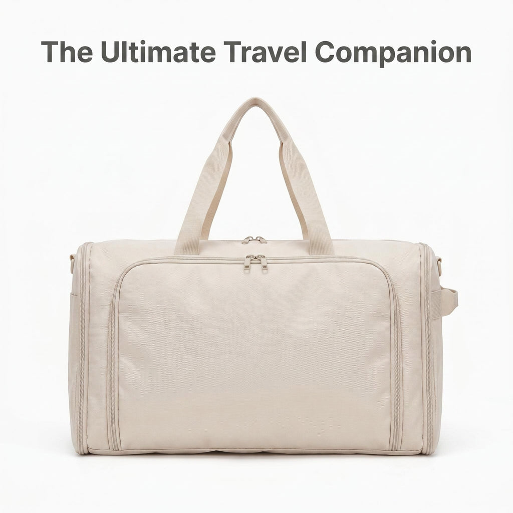2-in-1 Convertible Garment Duffle Travel Bag, Water Resistant & Scratch Resistant Fabric, Hanging Suit Carry Bag for Business Trip, Weekend Getaway