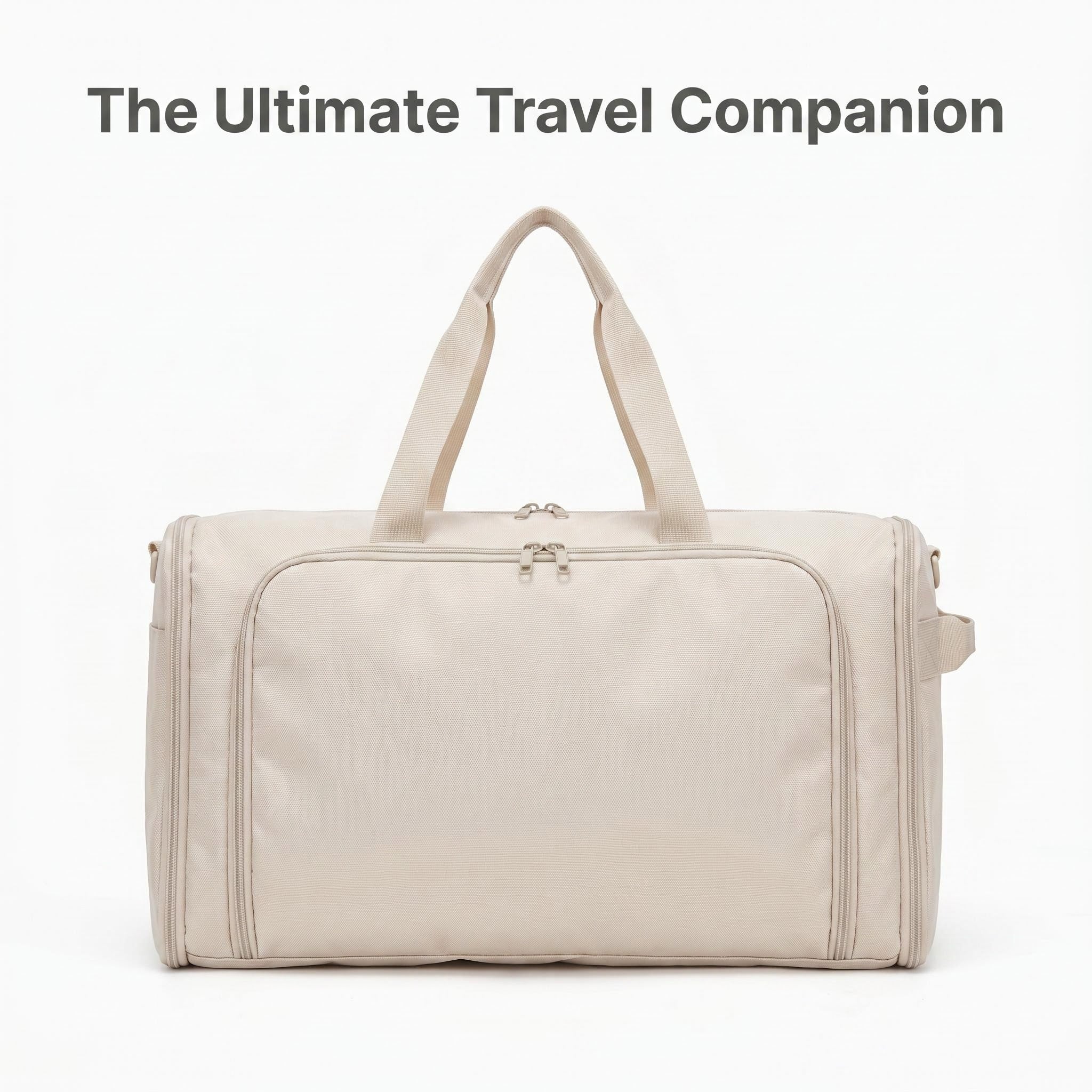 2-in-1 Convertible Garment Duffle Travel Bag, Water Resistant & Scratch Resistant Fabric, Hanging Suit Carry Bag for Business Trip, Weekend Getaway