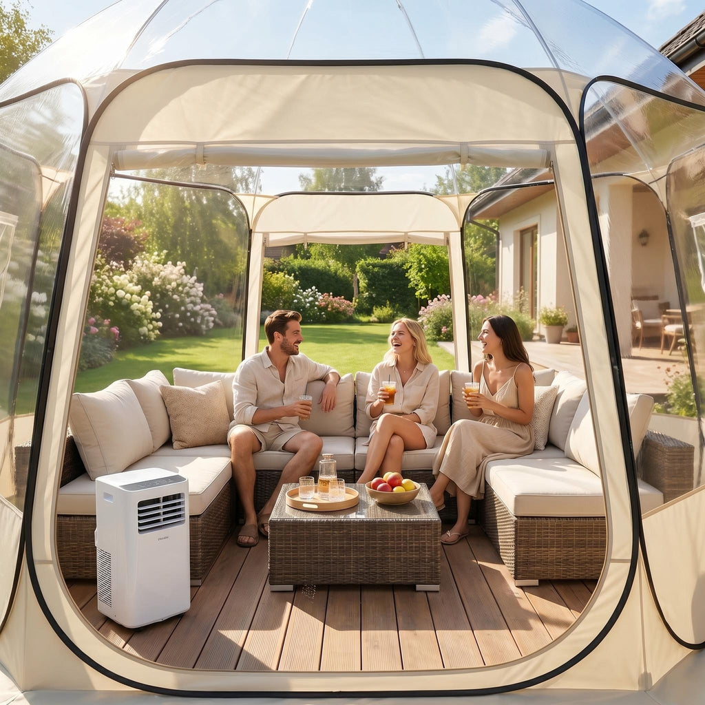 Pop-Up Bubble Tent with 360° Clear View, Ultra Spacious Weather-Resistant Outdoor Shelter for Backyard Parties, Stargazing & Relaxation