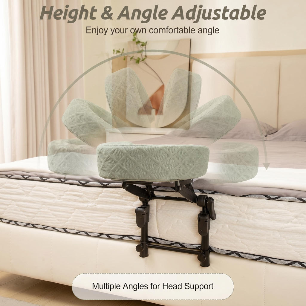 Home Massage Kit with Cloud-Like Comfort Face Pillow, Adjustable Bedside Face Cradle with Skin-Friendly Breathable Fabric, Quick Setup for Bedside Use