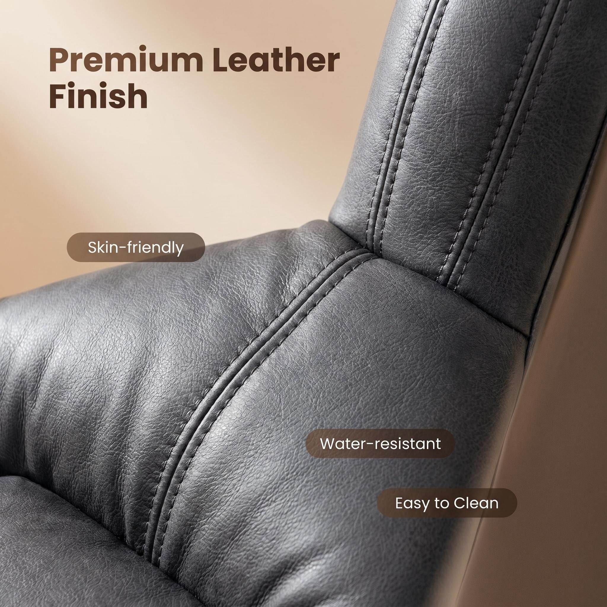 Heavy Duty 400LBS Office Chair, Ergonomic Design with Adjustable Arms & Footrest