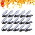 15Pcs Adjustable Plastic Shoe Rack